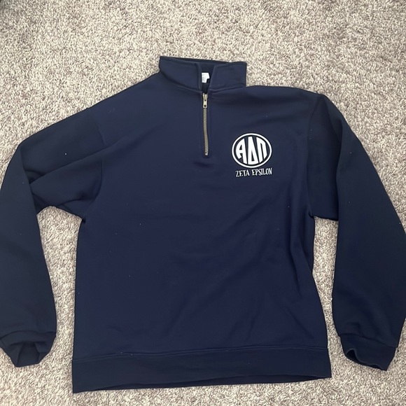 Alpha delta pi zip up sweater - Picture 1 of 3